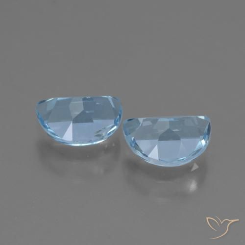 Pedras preciosas de Topázio Céu azul natural de 2.10 ct, Chique, VS