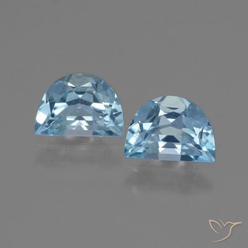 1.95ctw Natural Azul Suíço Topázio, Chique, VVS-VS