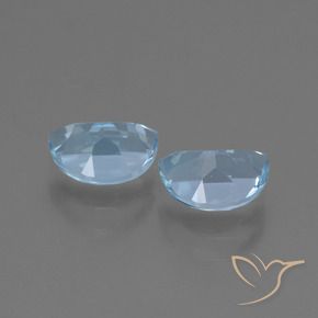 Pedras preciosas de Topázio Azul Suíço natural de 2.06 ct, Chique, VS