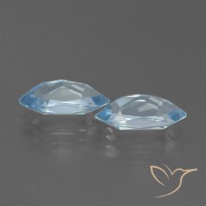 Pedras preciosas de Topázio Céu azul natural de 4.68 ct, Marquesa, VVS-VS