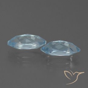 Pedras preciosas de Topázio Céu azul natural de 4.99 ct, Marquesa, VVS-VS