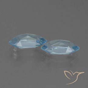 Pedras preciosas de Topázio Céu azul natural de 4.45 ct, Marquesa, VVS