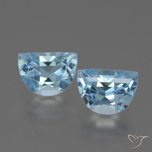 2.15ctw Natural Céu azul Topázio, Chique, VS