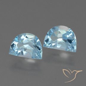 Pedras preciosas de Topázio Céu azul natural de 2.17 ct, Chique, VVS-VS