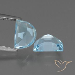 Pedras preciosas de Topázio Céu azul natural de 2.17 ct, Chique, VVS-VS