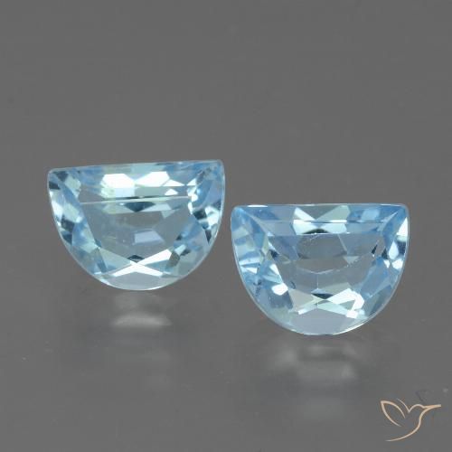 2.21ctw Natural Céu azul Topázio, Chique, VS
