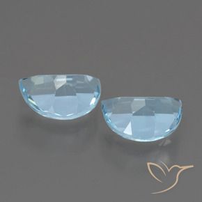 Pedras preciosas de Topázio Céu azul natural de 2.09 ct, Chique, VVS-VS