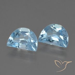 Pedras preciosas de Topázio Céu azul natural de 2.00 ct, Chique, VVS-VS
