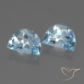 Pedras preciosas de Topázio Céu azul natural de 1.92 ct, Chique, VVS-VS