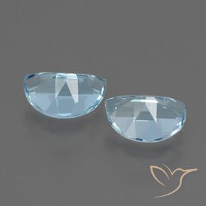 Pedras preciosas de Topázio Céu azul natural de 1.92 ct, Chique, VVS-VS