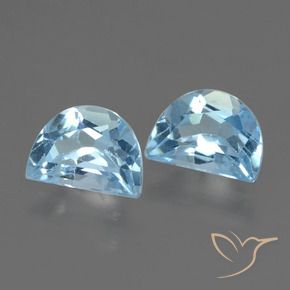 Pedras preciosas de Topázio Céu azul natural de 2.17 ct, Chique, VVS