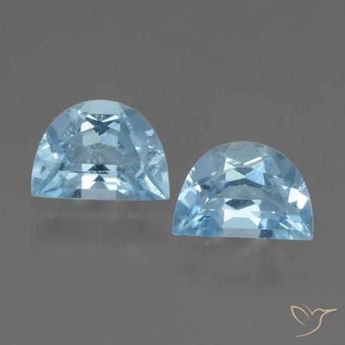 1.89ctw Natural Céu azul Topázio, Chique, VS