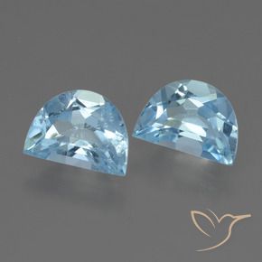 Pedras preciosas de Topázio Céu azul natural de 1.89 ct, Chique, VS