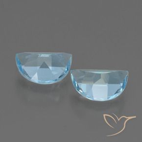 Pedras preciosas de Topázio Céu azul natural de 1.89 ct, Chique, VS