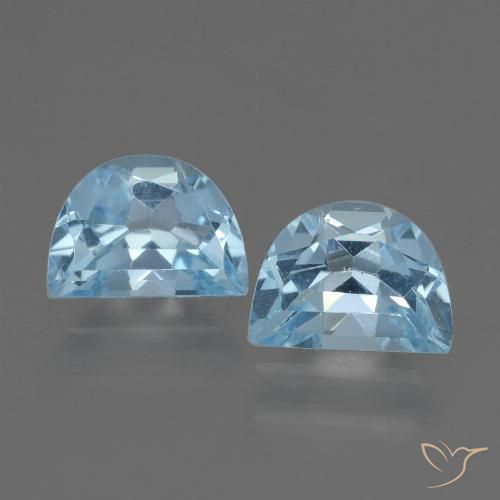 2.22ctw Natural Céu azul Topázio, Chique, VS