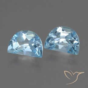 Pedras preciosas de Topázio Céu azul natural de 2.22 ct, Chique, VS