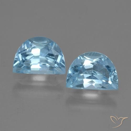 2.20ctw Natural Azul Suíço Topázio, Chique, VS