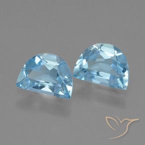 Pedras preciosas de Topázio Azul Suíço natural de 1.85 ct, Chique, VVS-VS