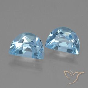 Pedras preciosas de Topázio Azul Suíço natural de 1.89 ct, Chique, VVS-VS