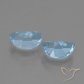 Pedras preciosas de Topázio Azul Suíço natural de 1.89 ct, Chique, VVS-VS