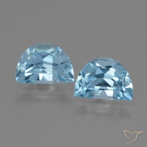 2.01ctw Natural Azul Suíço Topázio, Chique, VVS-VS