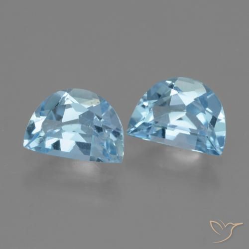 Pedras preciosas de Topázio Azul Suíço natural de 2.01 ct, Chique, VVS-VS