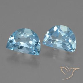 Pedras preciosas de Topázio Azul Suíço natural de 2.08 ct, Chique, VVS