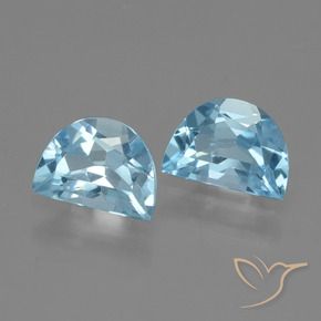 Pedras preciosas de Topázio Céu azul natural de 1.92 ct, Chique, VVS-VS