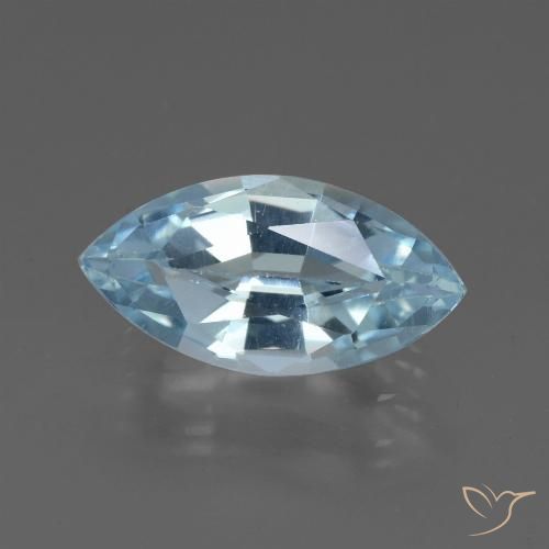 2.22ct Natural Céu azul Topázio, Marquesa, VVS