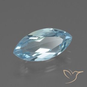 Topázio Céu azul Natural 2.05ct, Marquesa, VVS