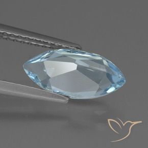 Topázio Céu azul Natural 2.05ct, Marquesa, VVS