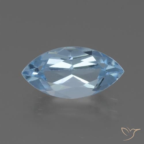 2.37ct Natural Céu azul Topázio, Marquesa, VVS