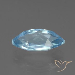 Topázio Céu azul Natural 2.81ct, Marquesa, VVS