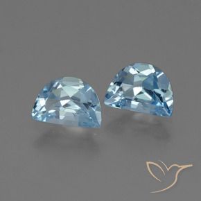 Pedras preciosas de Topázio Azul Suíço natural de 1.99 ct, Chique, VVS-VS