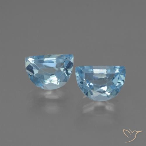1.93ctw Natural Céu azul Topázio, Chique, VVS-VS