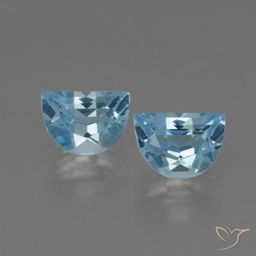 2.02ctw Natural Azul Suíço Topázio, Chique, VVS-VS