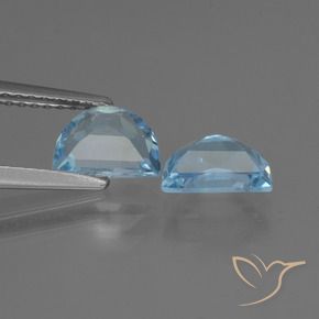 Pedras preciosas de Topázio Azul Suíço natural de 2.02 ct, Chique, VVS-VS