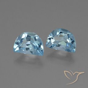 Pedras preciosas de Topázio Céu azul natural de 2.21 ct, Chique, VVS-VS
