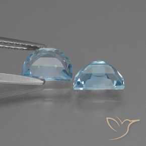 Pedras preciosas de Topázio Céu azul natural de 2.21 ct, Chique, VVS-VS