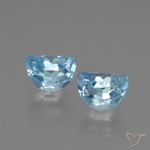 2.06ctw Natural Azul Suíço Topázio, Chique, VVS-VS