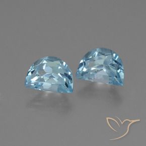 Pedras preciosas de Topázio Azul Suíço natural de 2.06 ct, Chique, VVS-VS