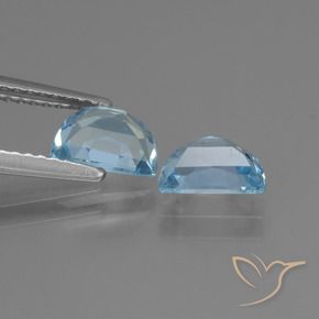 Pedras preciosas de Topázio Azul Suíço natural de 1.84 ct, Chique, VVS
