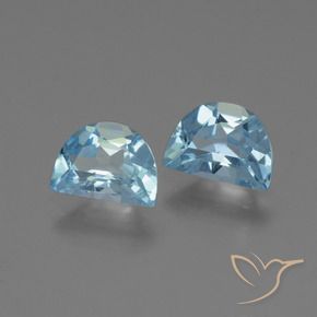 Pedras preciosas de Topázio Céu azul natural de 1.99 ct, Chique, VS