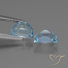 Pedras preciosas de Topázio Céu azul natural de 1.99 ct, Chique, VS