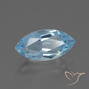 Topázio Céu azul Natural 2.52ct, Marquesa, VVS