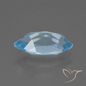 Topázio Céu azul Natural 2.52ct, Marquesa, VVS