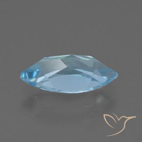 Topázio Céu azul Natural 2.35ct, Marquesa, VVS-VS