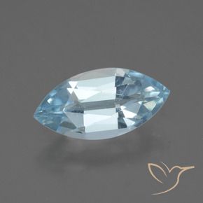 Topázio Céu azul Natural 2.09ct, Marquesa, VVS-VS