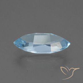 Topázio Céu azul Natural 2.09ct, Marquesa, VVS-VS