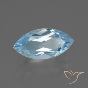 Topázio Céu azul Natural 2.40ct, Marquesa, VVS